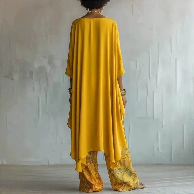 Paloma | Conjunto de Pantalón Palazzo y Top a Juego