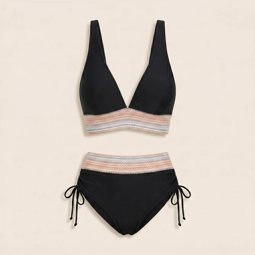 Nerina | Bikini de Cintura Alta con Push-Up