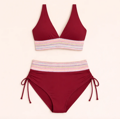 Nerina | Bikini de Cintura Alta con Push-Up