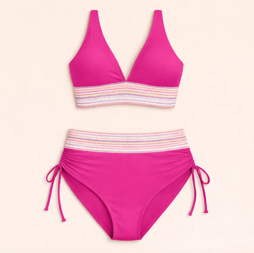 Nerina | Bikini de Cintura Alta con Push-Up