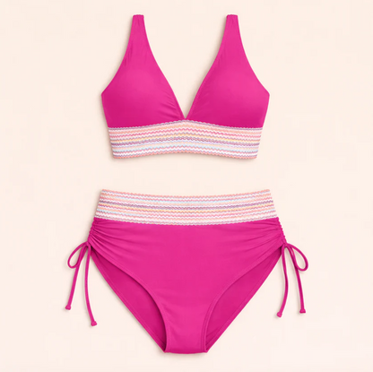 Nerina | Bikini de Cintura Alta con Push-Up