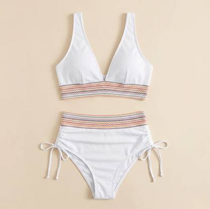 Nerina | Bikini de Cintura Alta con Push-Up
