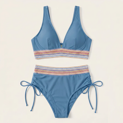 Nerina | Bikini de Cintura Alta con Push-Up