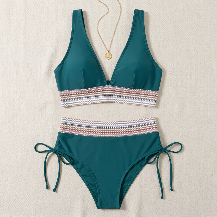 Nerina | Bikini de Cintura Alta con Push-Up