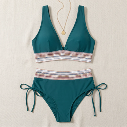 Nerina | Bikini de Cintura Alta con Push-Up