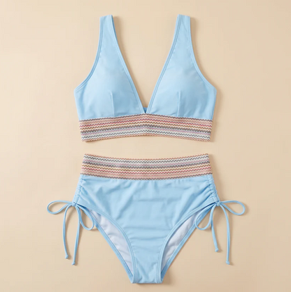 Nerina | Bikini de Cintura Alta con Push-Up