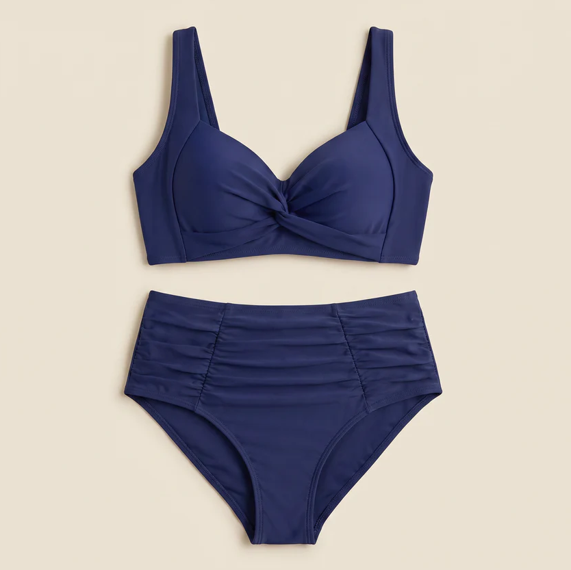 Alma | Bikini de Cintura Alta con Frunce