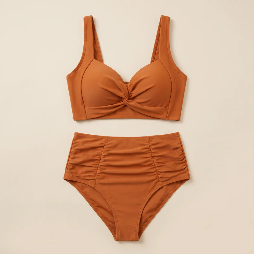 Alma | Bikini de Cintura Alta con Frunce