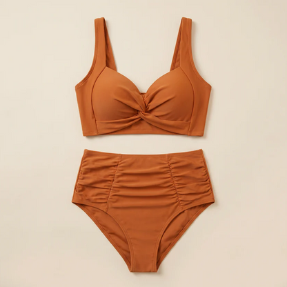 Alma | Bikini de Cintura Alta con Frunce