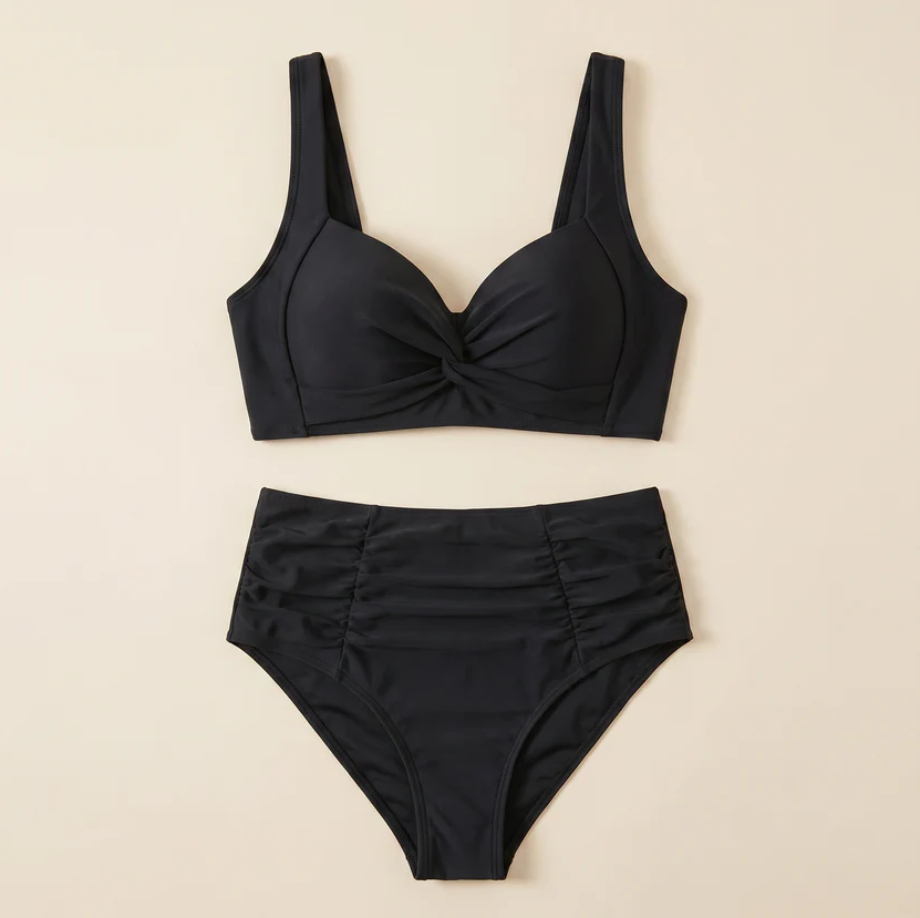 Alma | Bikini de Cintura Alta con Frunce