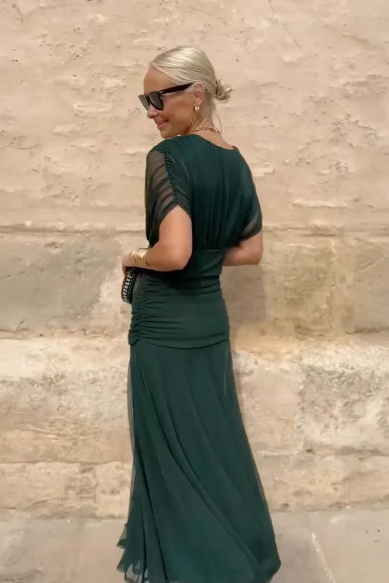 Elena | Vestido Largo Elegante con Escote en V