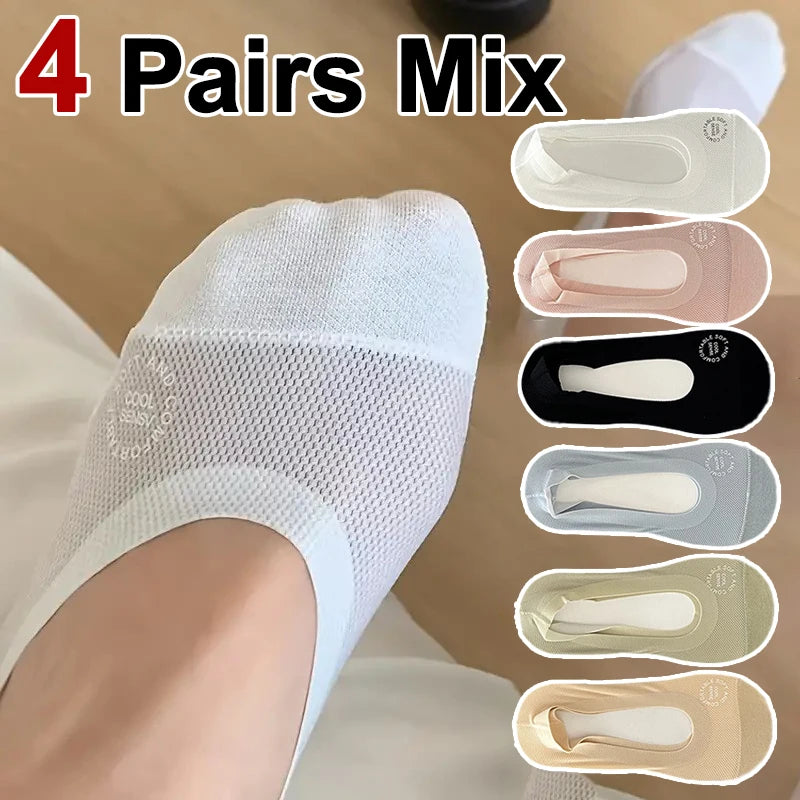 Marta | Calcetines Invisibles de Malla Transpirable (Pack)