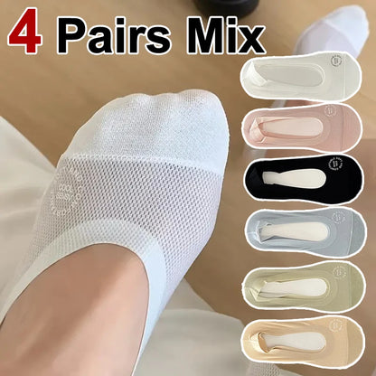 Marta | Calcetines Invisibles de Malla Transpirable (Pack)