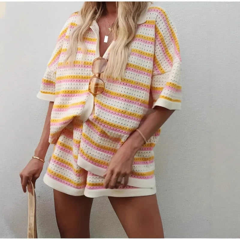 Claudia | Conjunto de Punto Calado