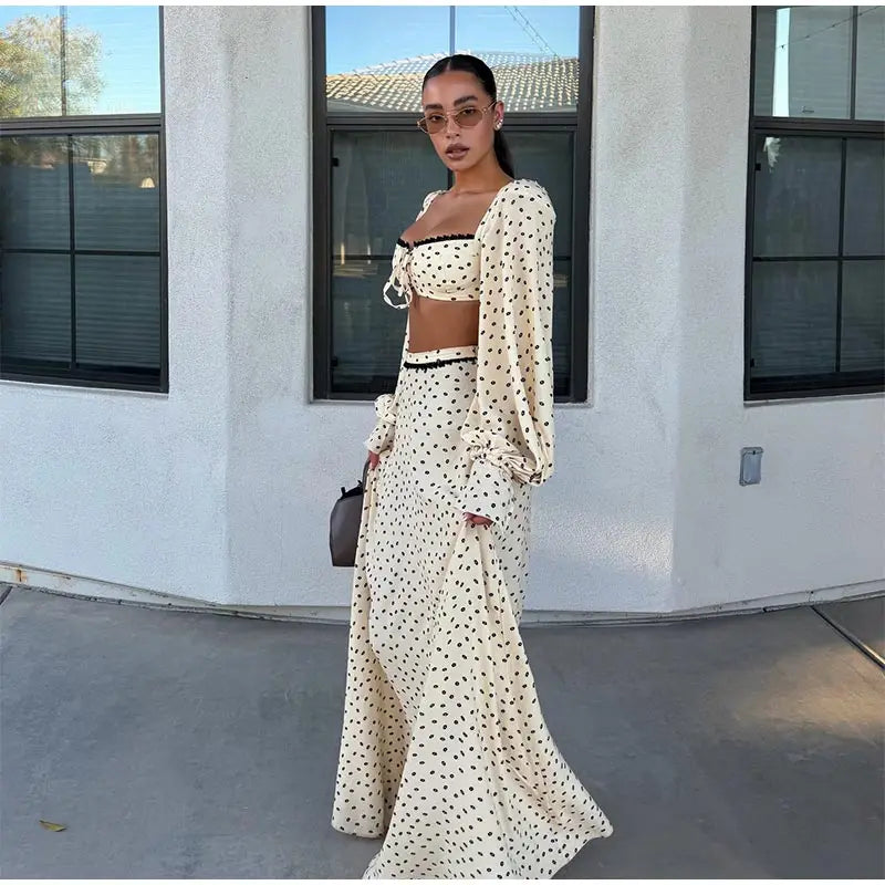 Aisha | Vestido Maxi Estampado con Cinta al Hombro