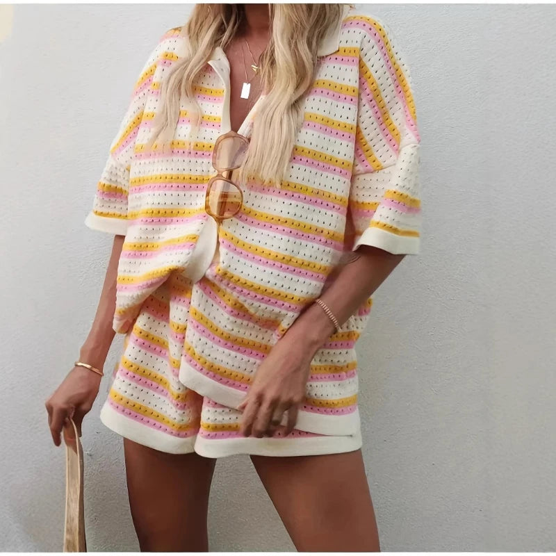 Claudia | Conjunto de Punto Calado