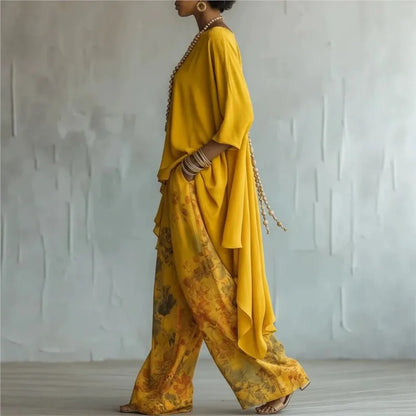 Paloma | Conjunto de Pantalón Palazzo y Top a Juego