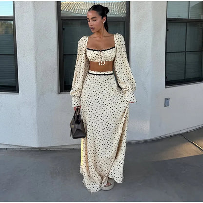 Aisha | Vestido Maxi Estampado con Cinta al Hombro