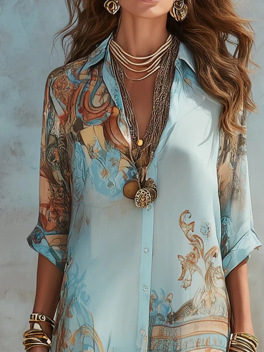 Sofía | Vestido Maxi Fluido y Elegante