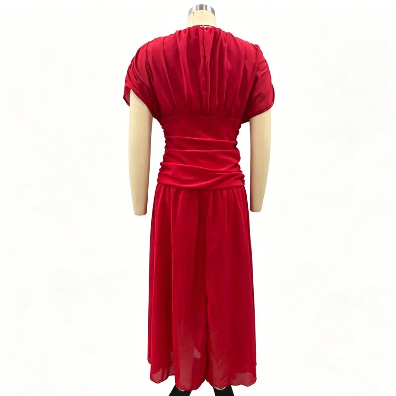 Elena | Vestido Largo Elegante con Escote en V