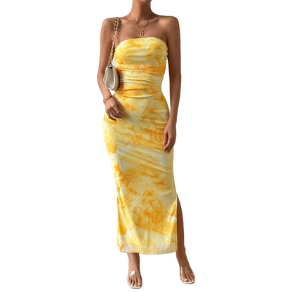 Camila | Vestido Midi Asimétrico Drapeado