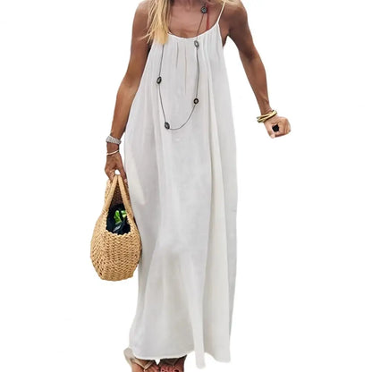 Vera | Vestido Maxi de Tirantes con Espalda Ajustable