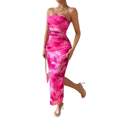 Camila | Vestido Midi Asimétrico Drapeado