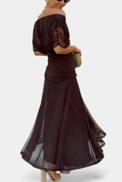 Elena | Vestido Largo Elegante con Escote en V