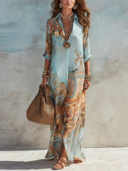 Sofía | Vestido Maxi Fluido y Elegante