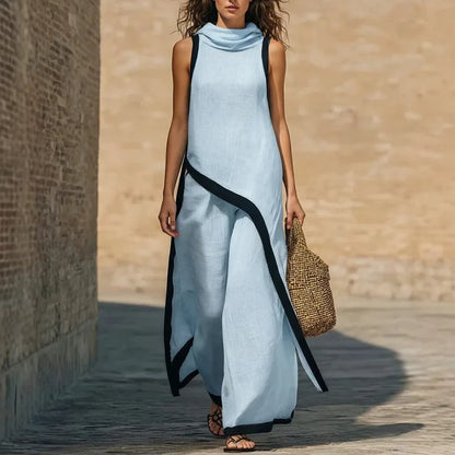 Loreto | Conjunto de Dos Piezas con Ribete en Contraste