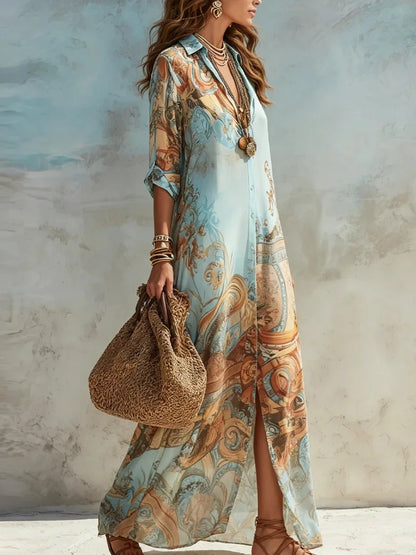 Sofía | Vestido Maxi Fluido y Elegante