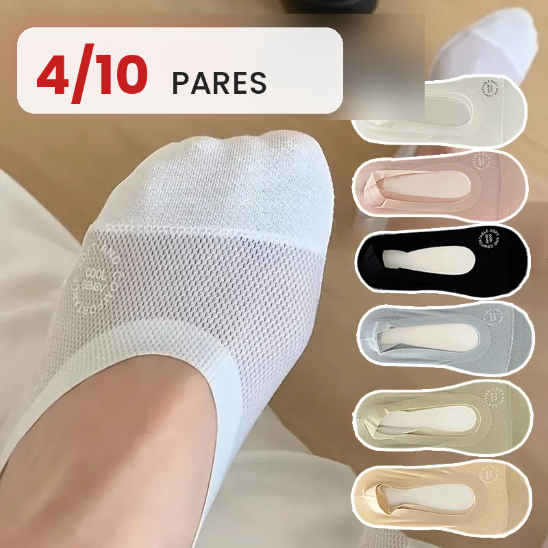 Marta | Calcetines Invisibles de Malla Transpirable (Pack)