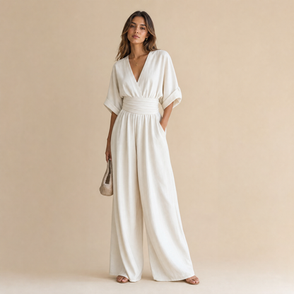 Isabel | Vestido Maxi Barroco con Escote en V
