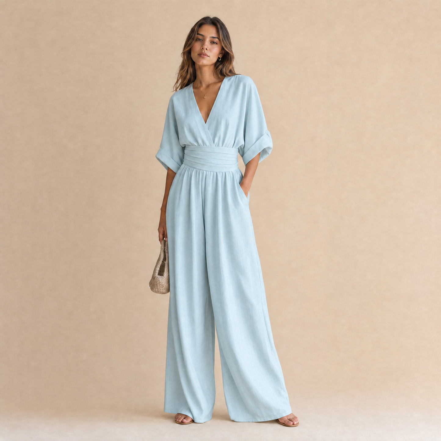Isabel | Vestido Maxi Barroco con Escote en V