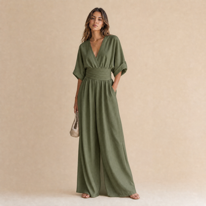 Isabel | Vestido Maxi Barroco con Escote en V