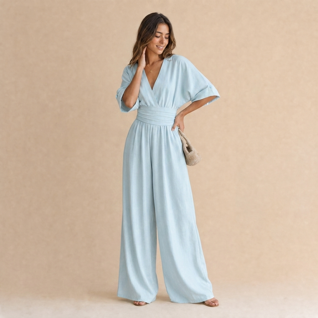 Isabel | Vestido Maxi Barroco con Escote en V