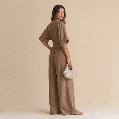 Isabel | Vestido Maxi Barroco con Escote en V