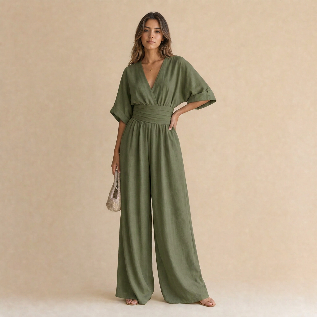 Isabel | Vestido Maxi Barroco con Escote en V