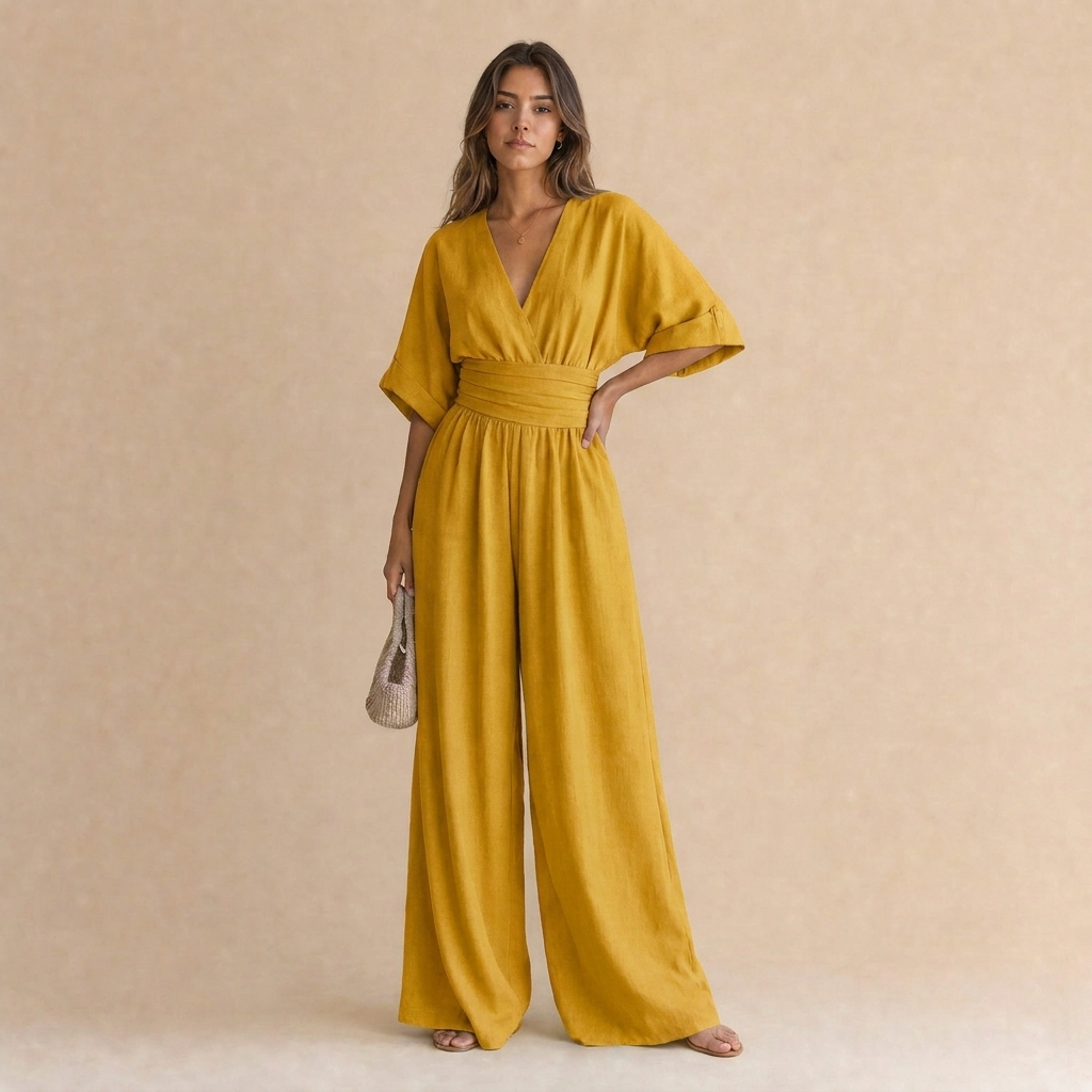 Isabel | Vestido Maxi Barroco con Escote en V