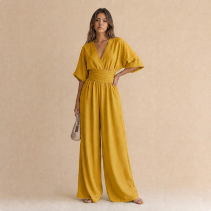 Isabel | Vestido Maxi Barroco con Escote en V