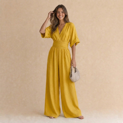 Isabel | Vestido Maxi Barroco con Escote en V