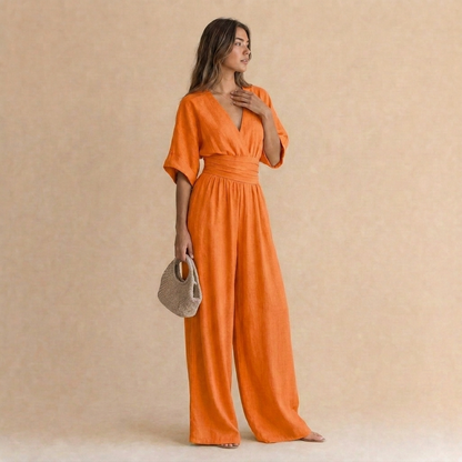 Isabel | Vestido Maxi Barroco con Escote en V