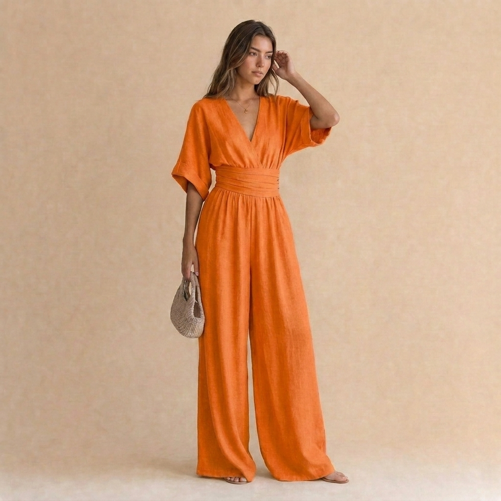 Isabel | Vestido Maxi Barroco con Escote en V