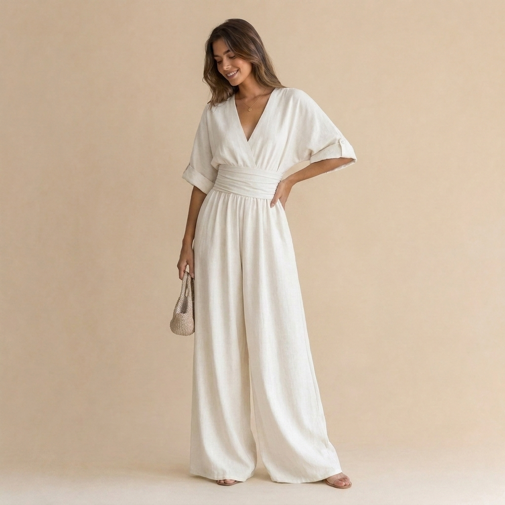 Isabel | Vestido Maxi Barroco con Escote en V