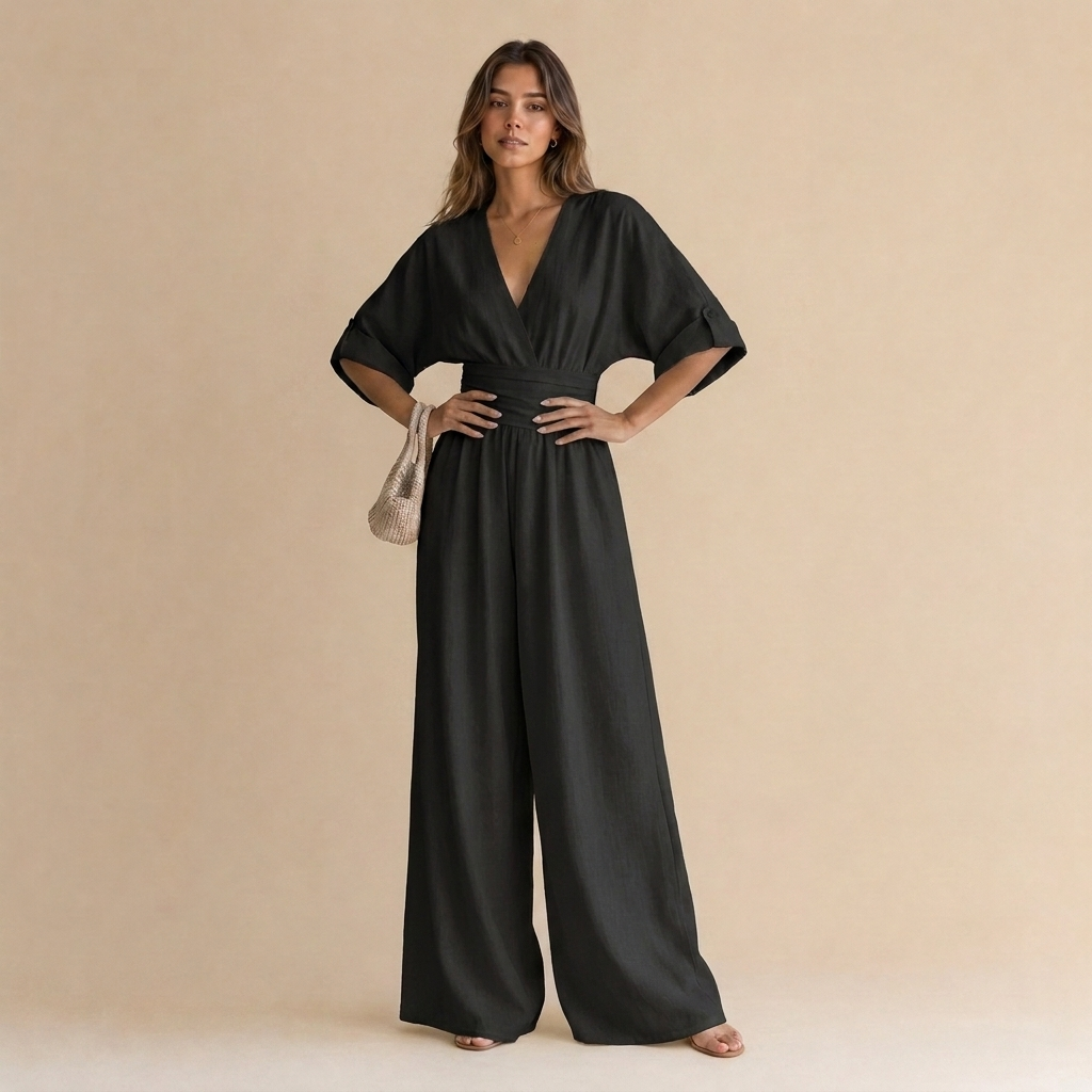 Isabel | Vestido Maxi Barroco con Escote en V