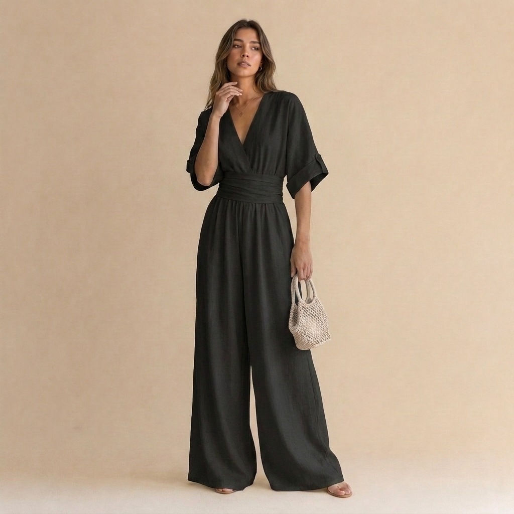 Isabel | Vestido Maxi Barroco con Escote en V