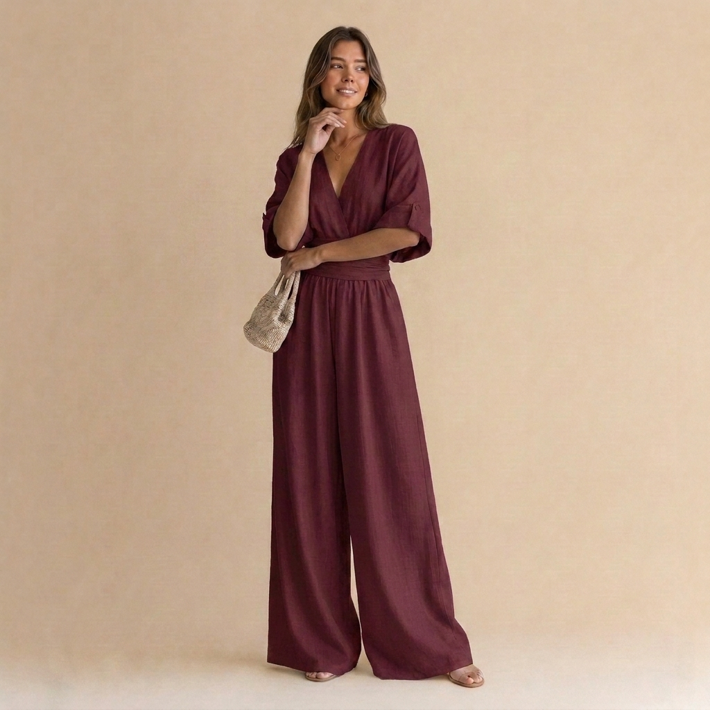 Isabel | Vestido Maxi Barroco con Escote en V