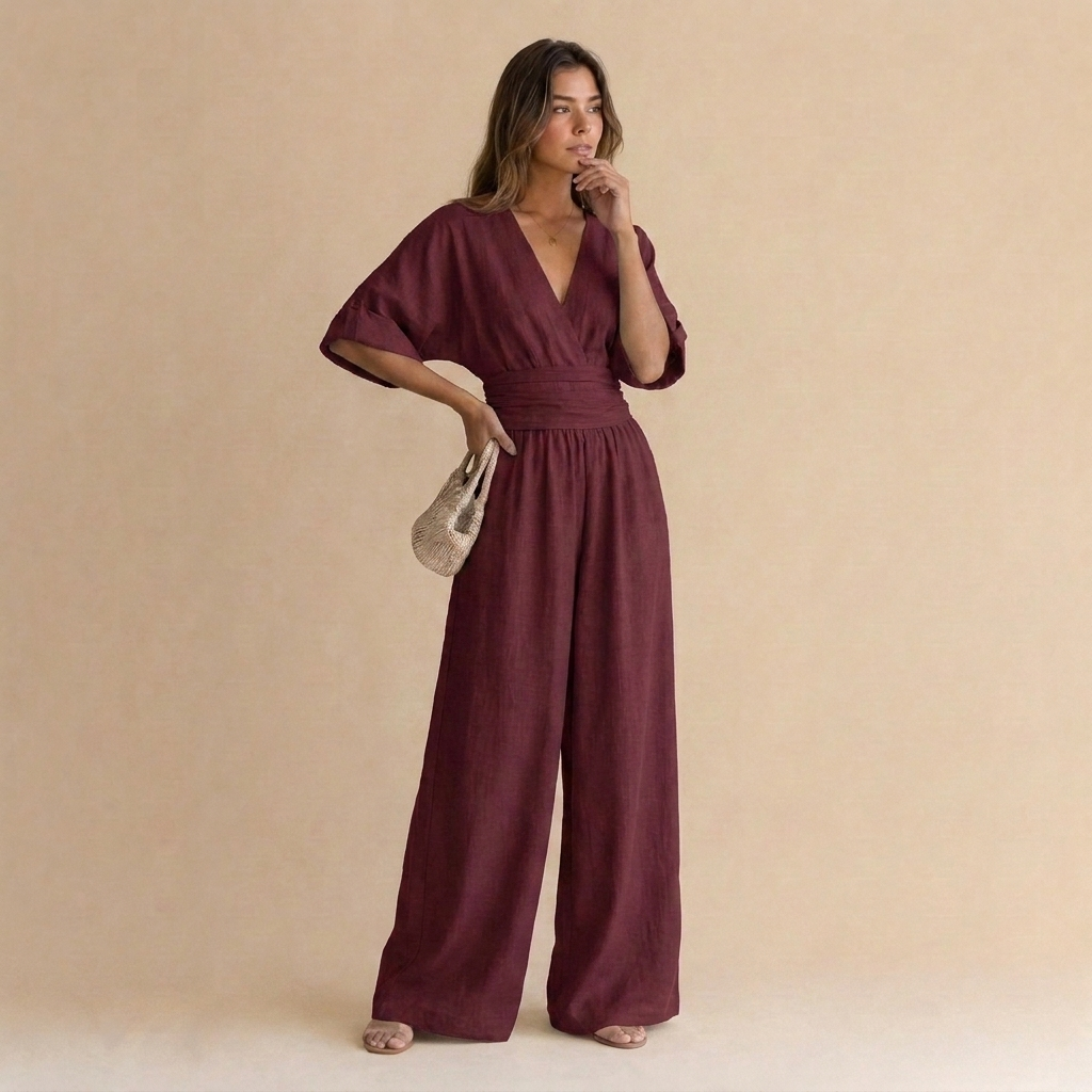 Isabel | Vestido Maxi Barroco con Escote en V