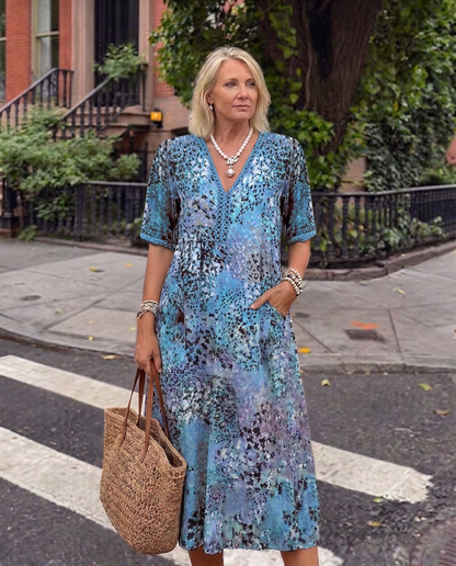 Carmen | Vestido midi vaporoso con corte favorecedor