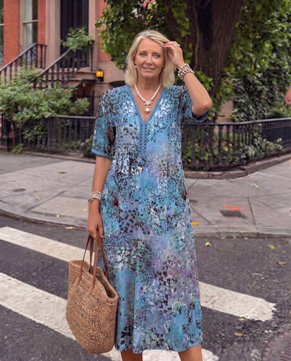 Carmen | Vestido midi vaporoso con corte favorecedor